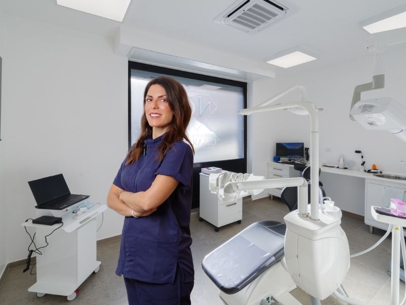 La sala di cura dello studio di Roma Boccea